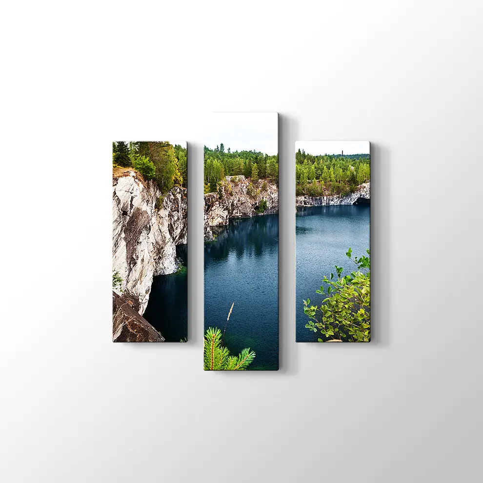 Karelya Manzarası Kanvas Tablo