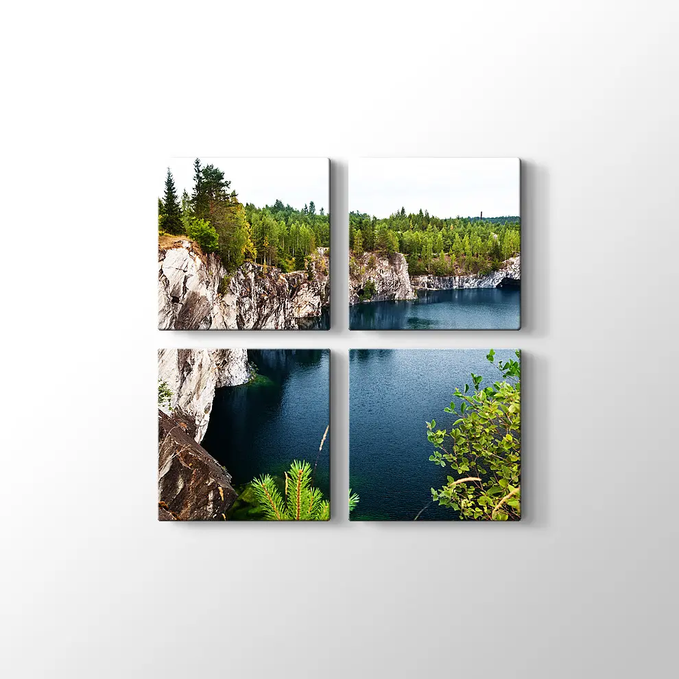 Karelya Manzarası Kanvas Tablo