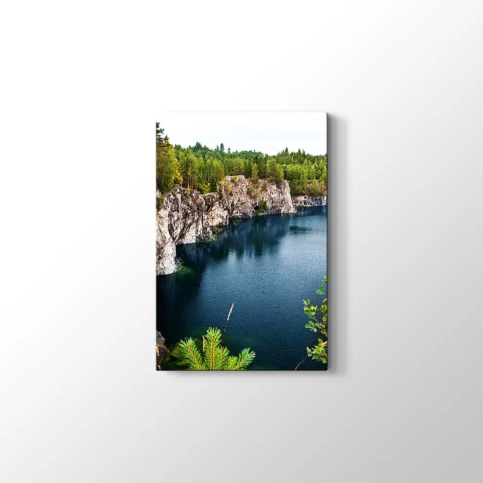 Karelya Manzarası Kanvas Tablo
