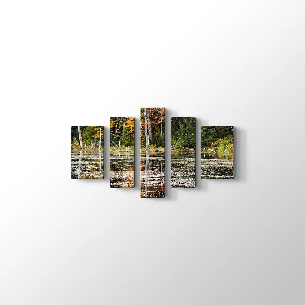 Göl Manzarası Kanvas Tablo