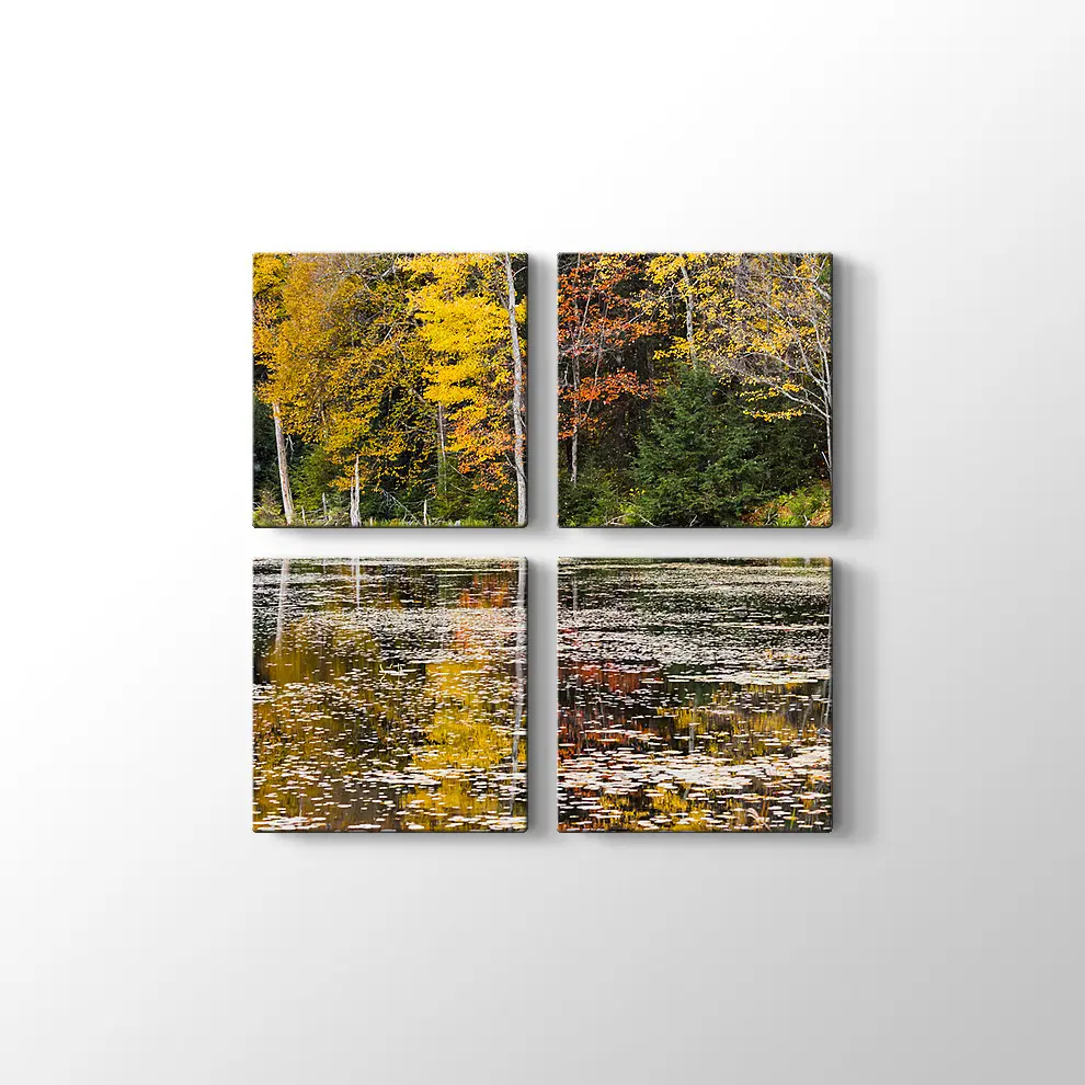 Göl Manzarası Kanvas Tablo