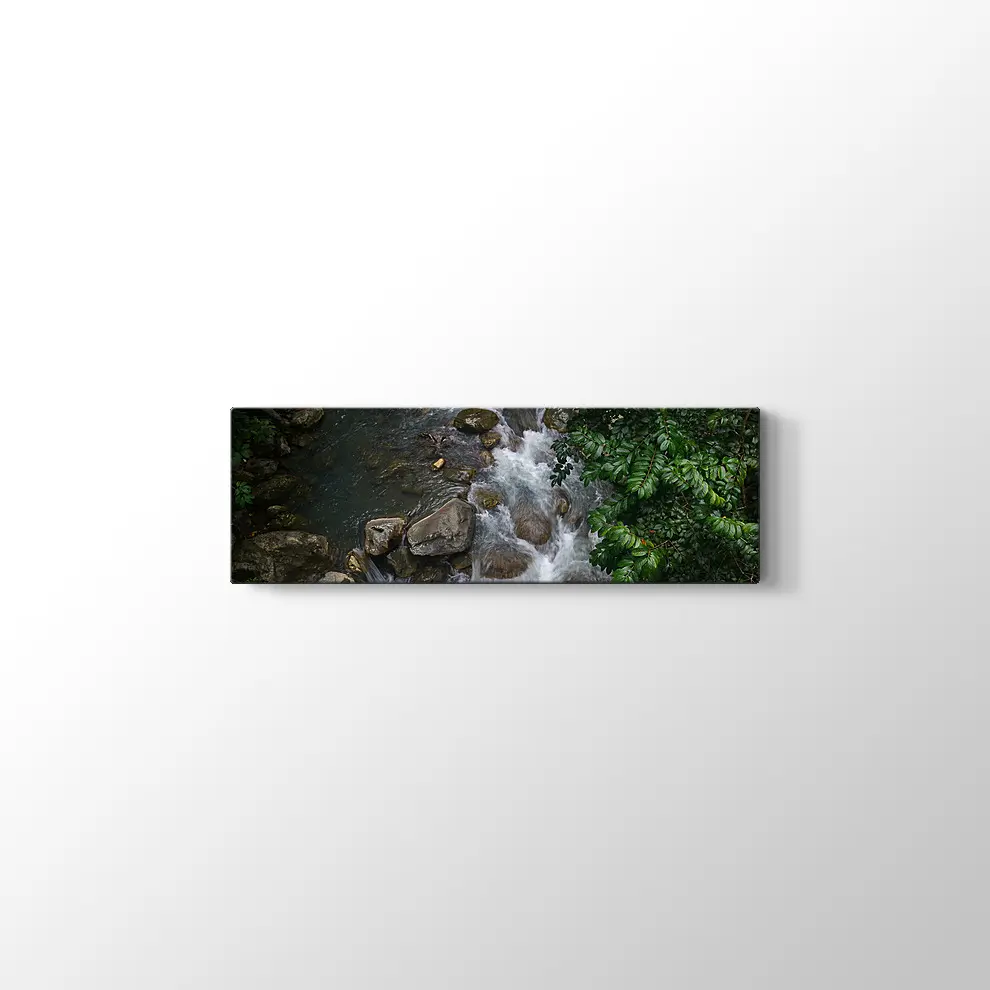 Şelale Manzarası Kanvas Tablo