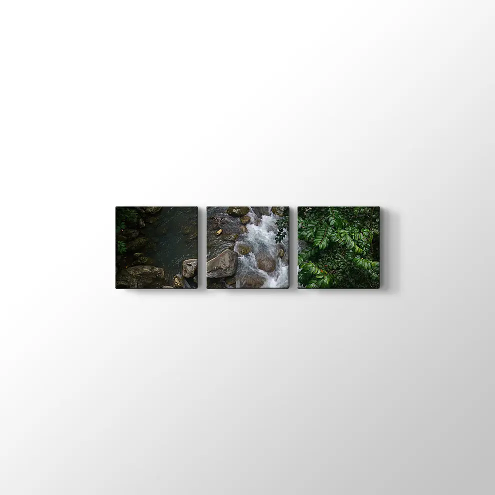 Şelale Manzarası Kanvas Tablo