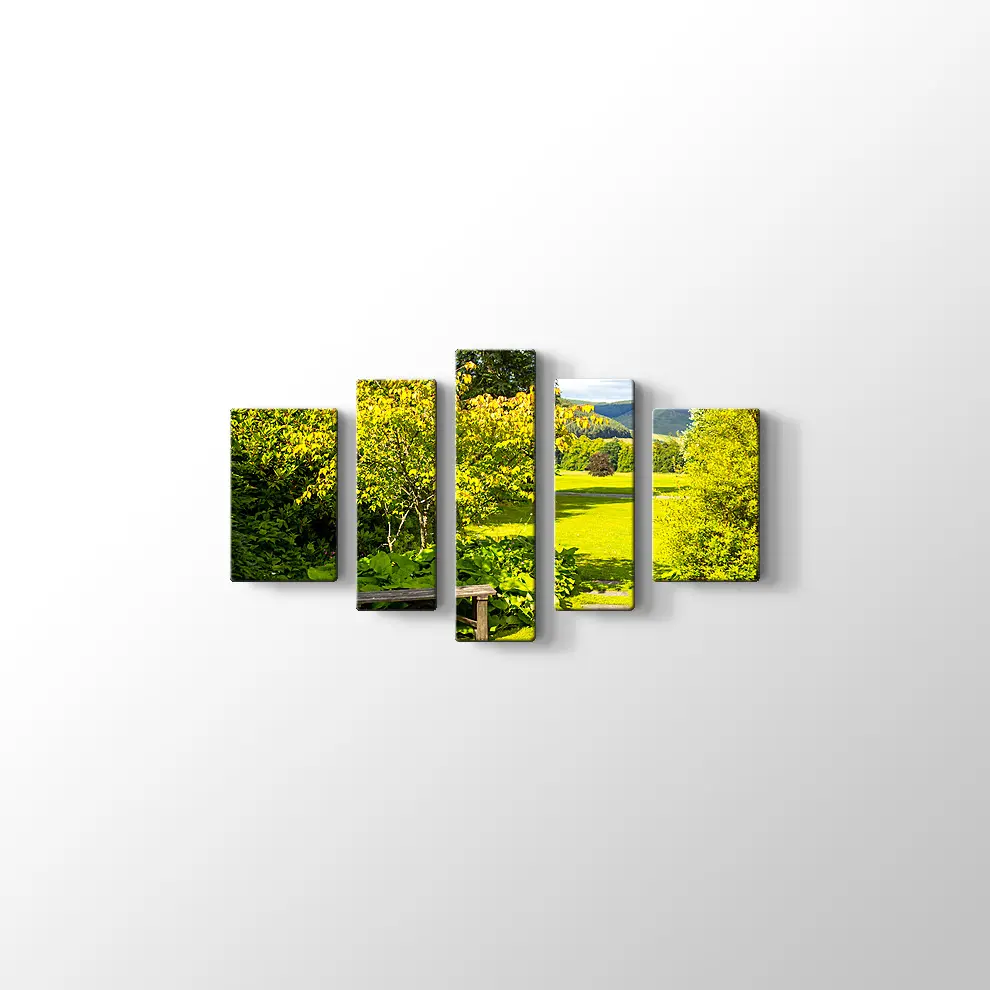 Yaz Aylarında İngiliz Manzarası Kanvas Tablo