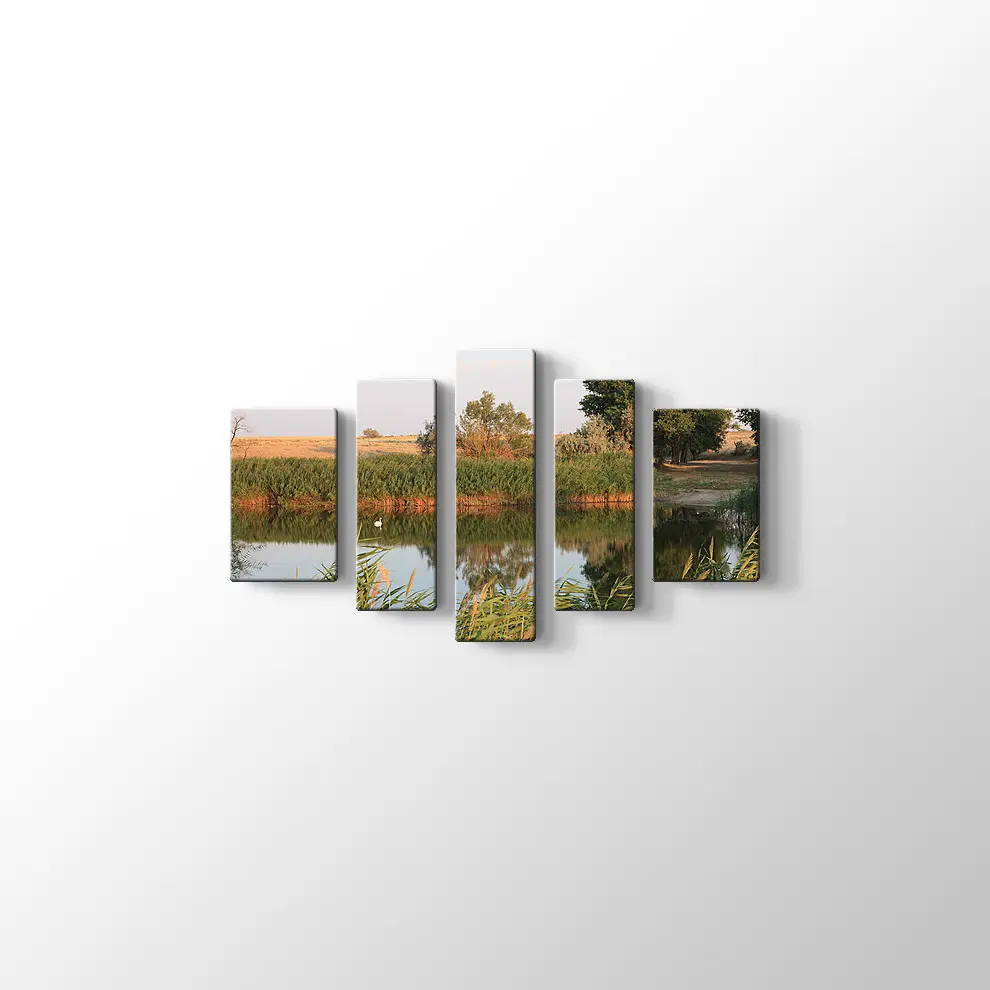 Sazlık Kanvas Tablo