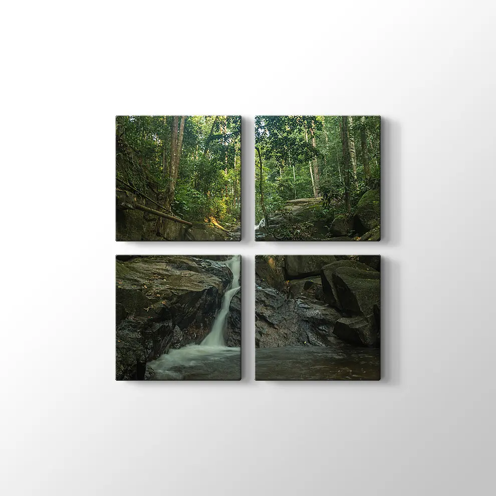 Te Kala Güz Malezya Kanvas Tablo