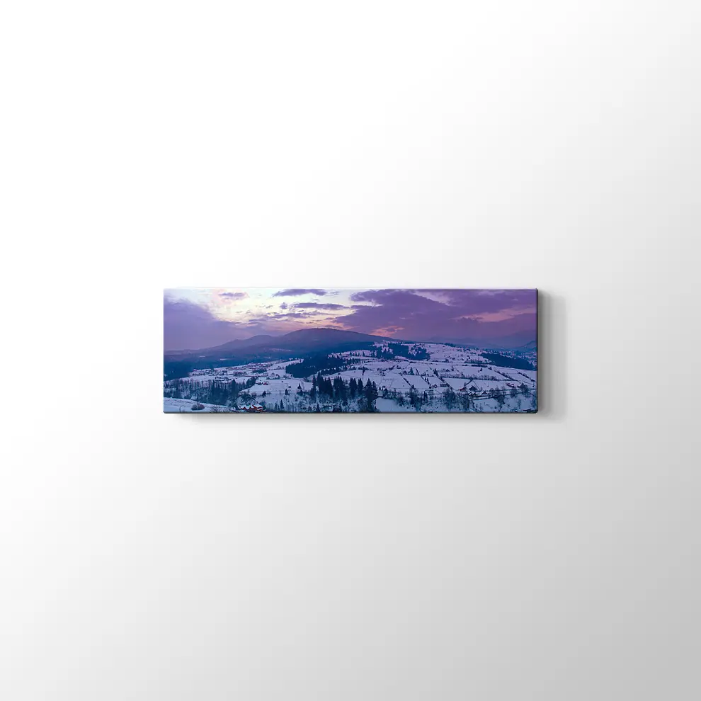 Karpat Dağ Vadisi Kanvas Tablo