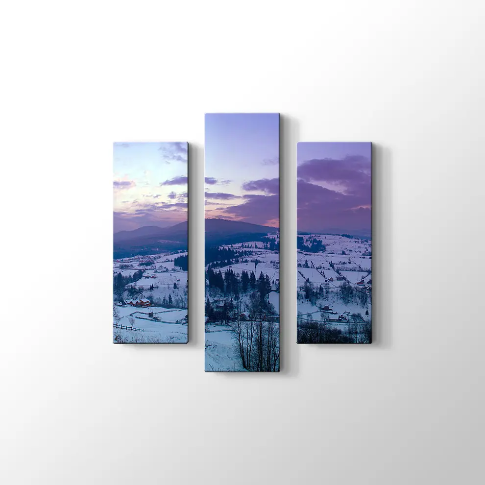 Karpat Dağ Vadisi Kanvas Tablo