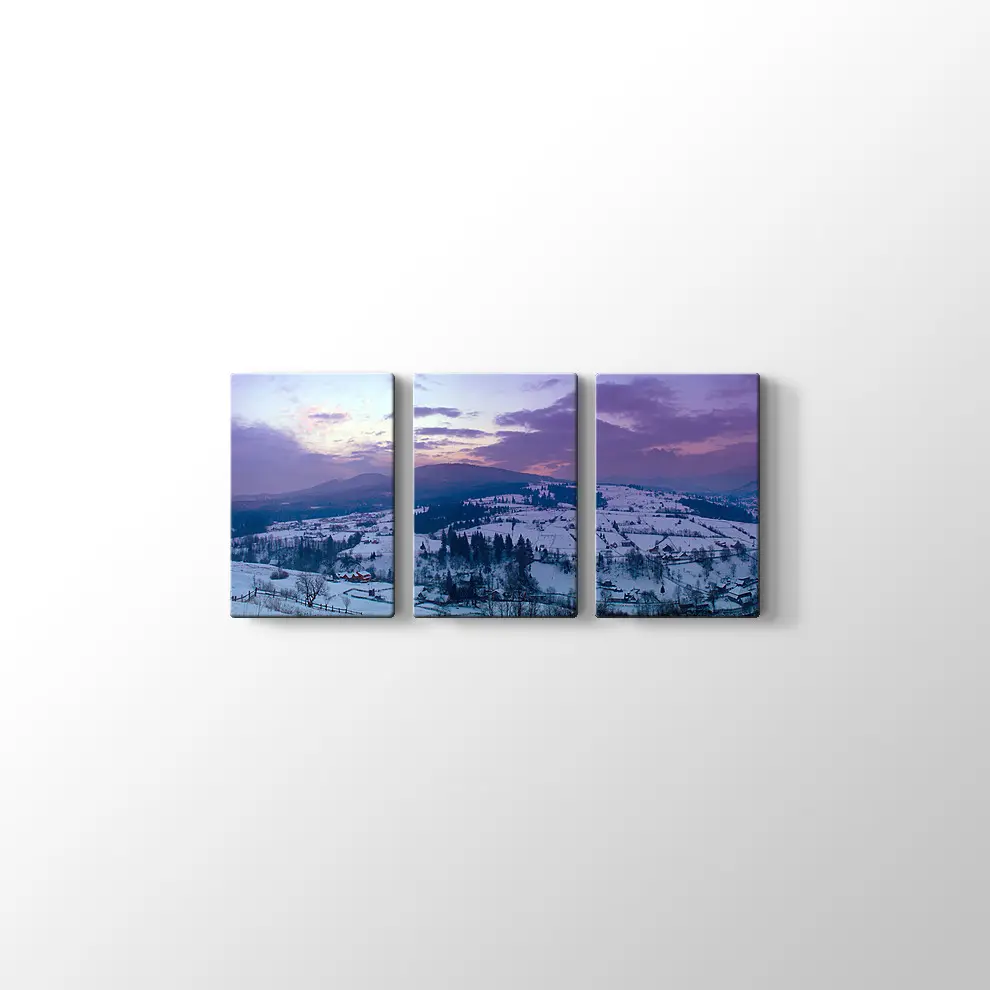 Karpat Dağ Vadisi Kanvas Tablo