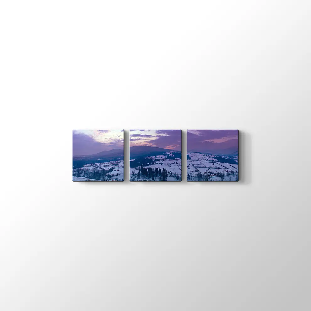 Karpat Dağ Vadisi Kanvas Tablo