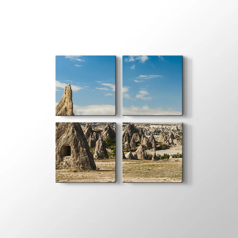 Eski Hristiyan Mağaraları Kanvas Tablo