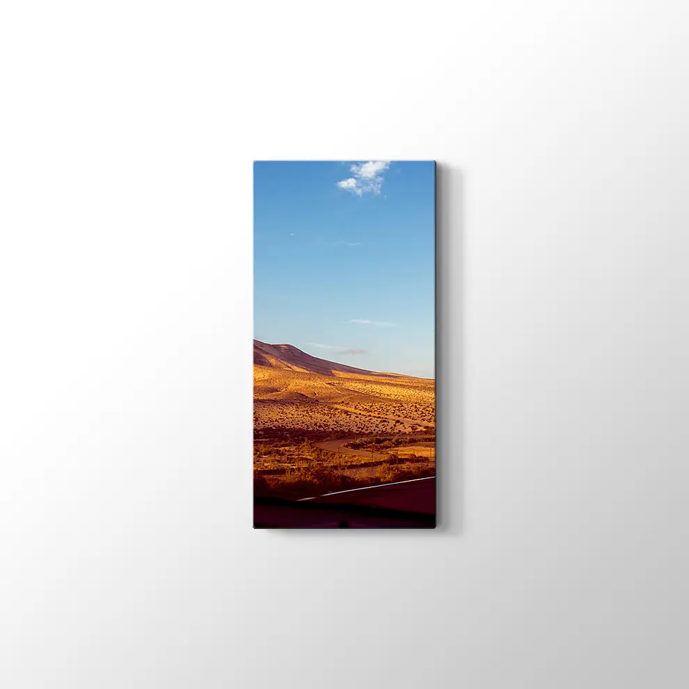 İspanya Issız Yol Kanvas Tablo