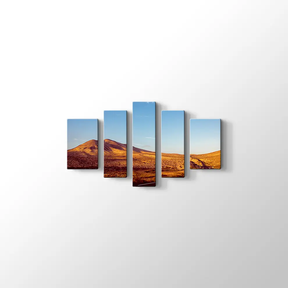 İspanya Issız Yol Kanvas Tablo