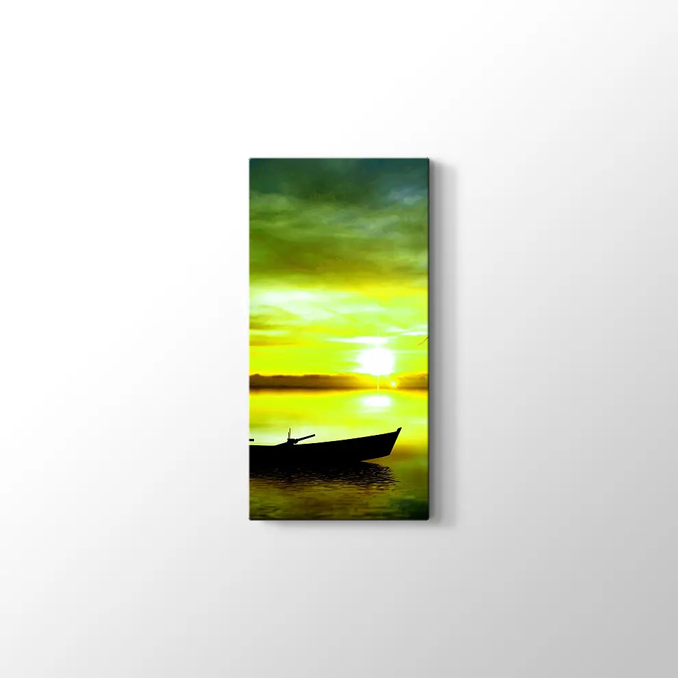 Sandal ve Kuş Kanvas Tablo