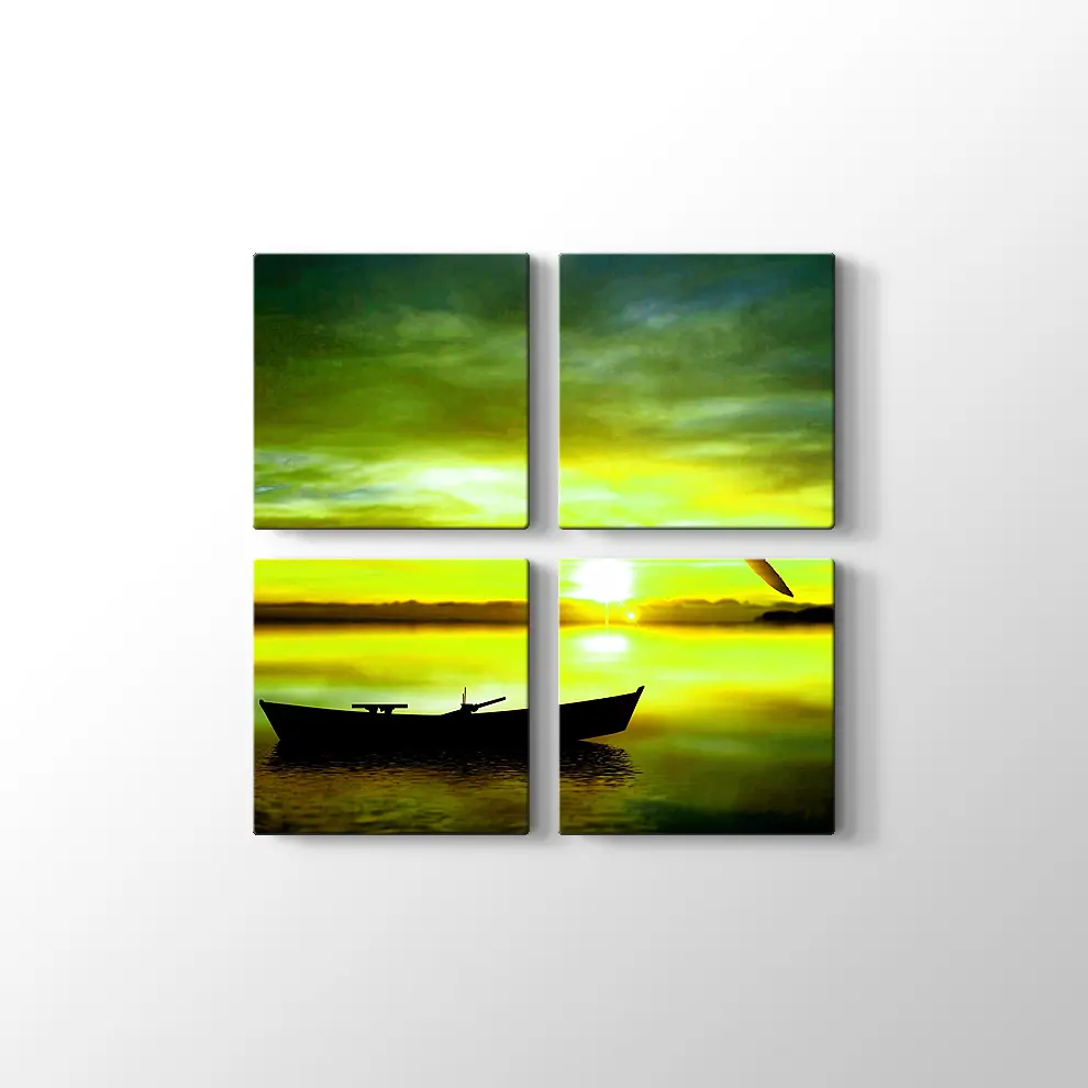 Sandal ve Kuş Kanvas Tablo