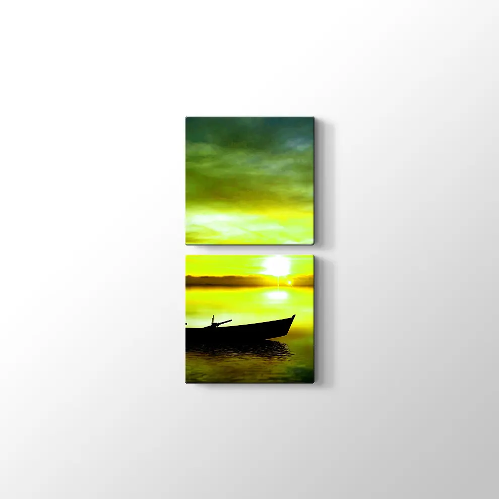 Sandal ve Kuş Kanvas Tablo