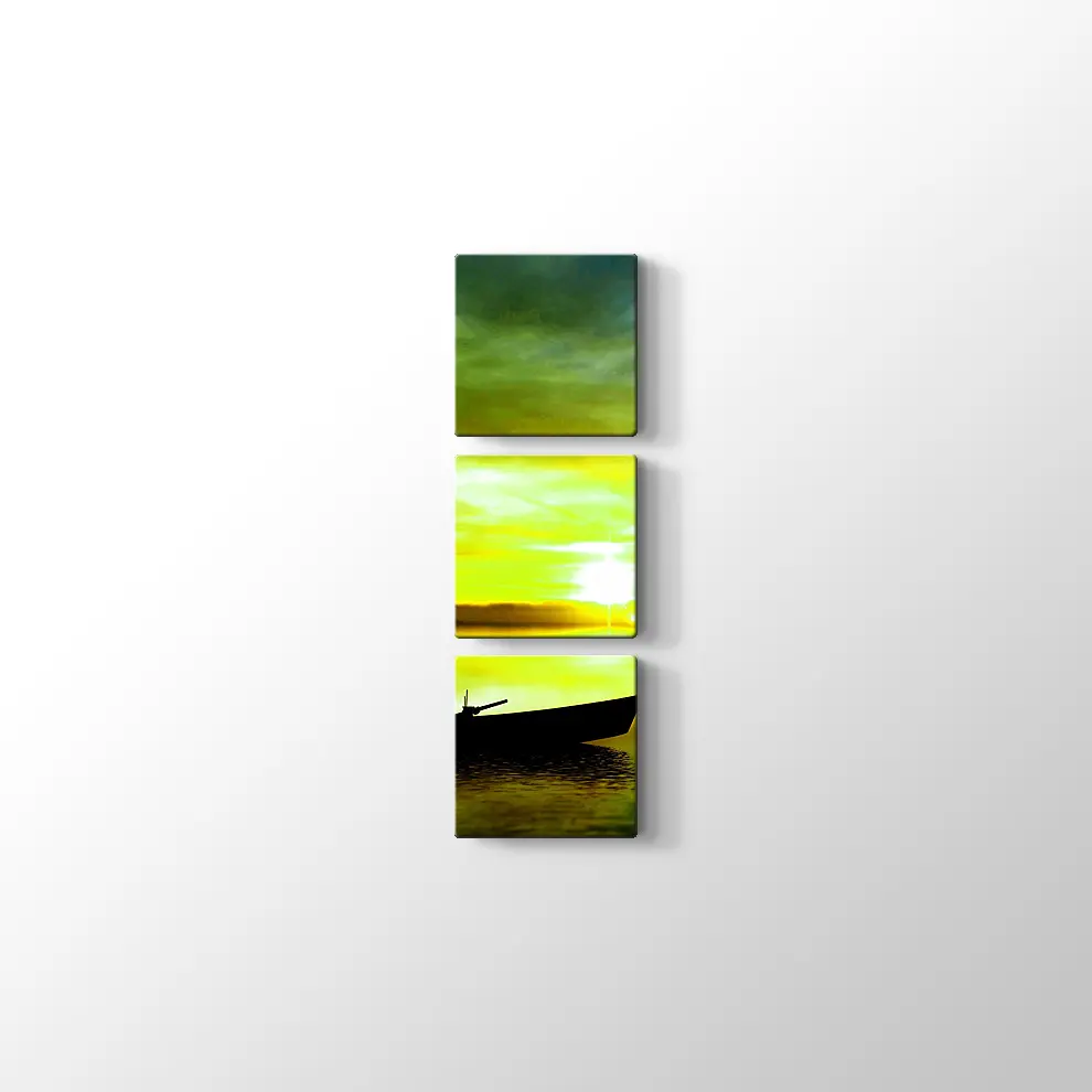 Sandal ve Kuş Kanvas Tablo