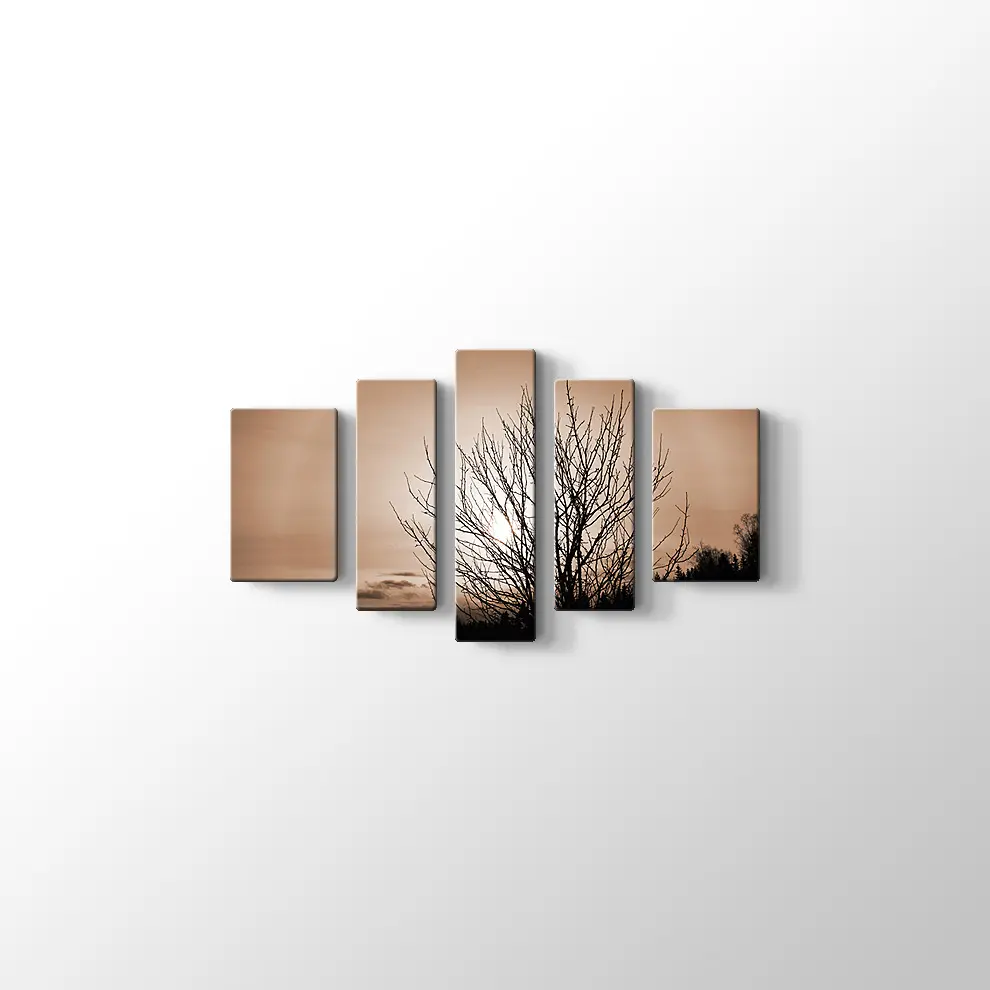 Finlandiya'da Kış Tablosu