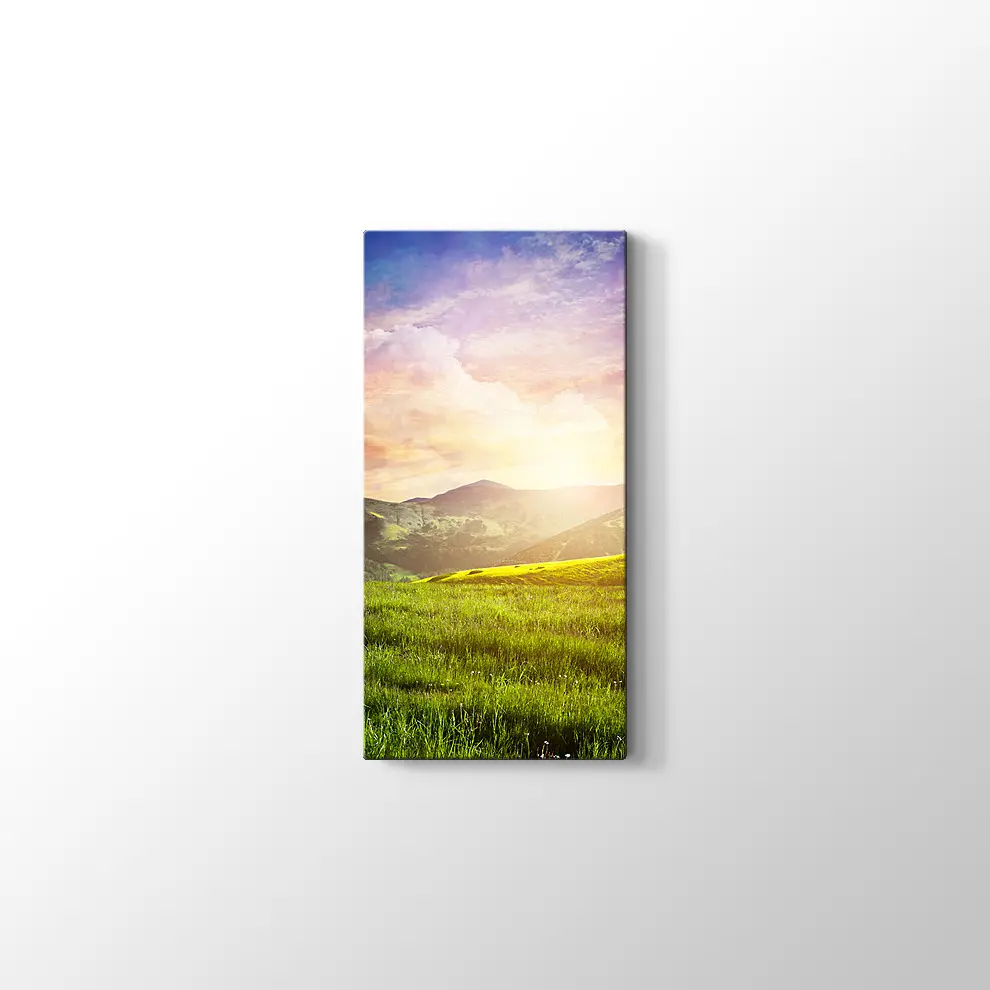 Peri Masalı Manzara Kanvas Tablo