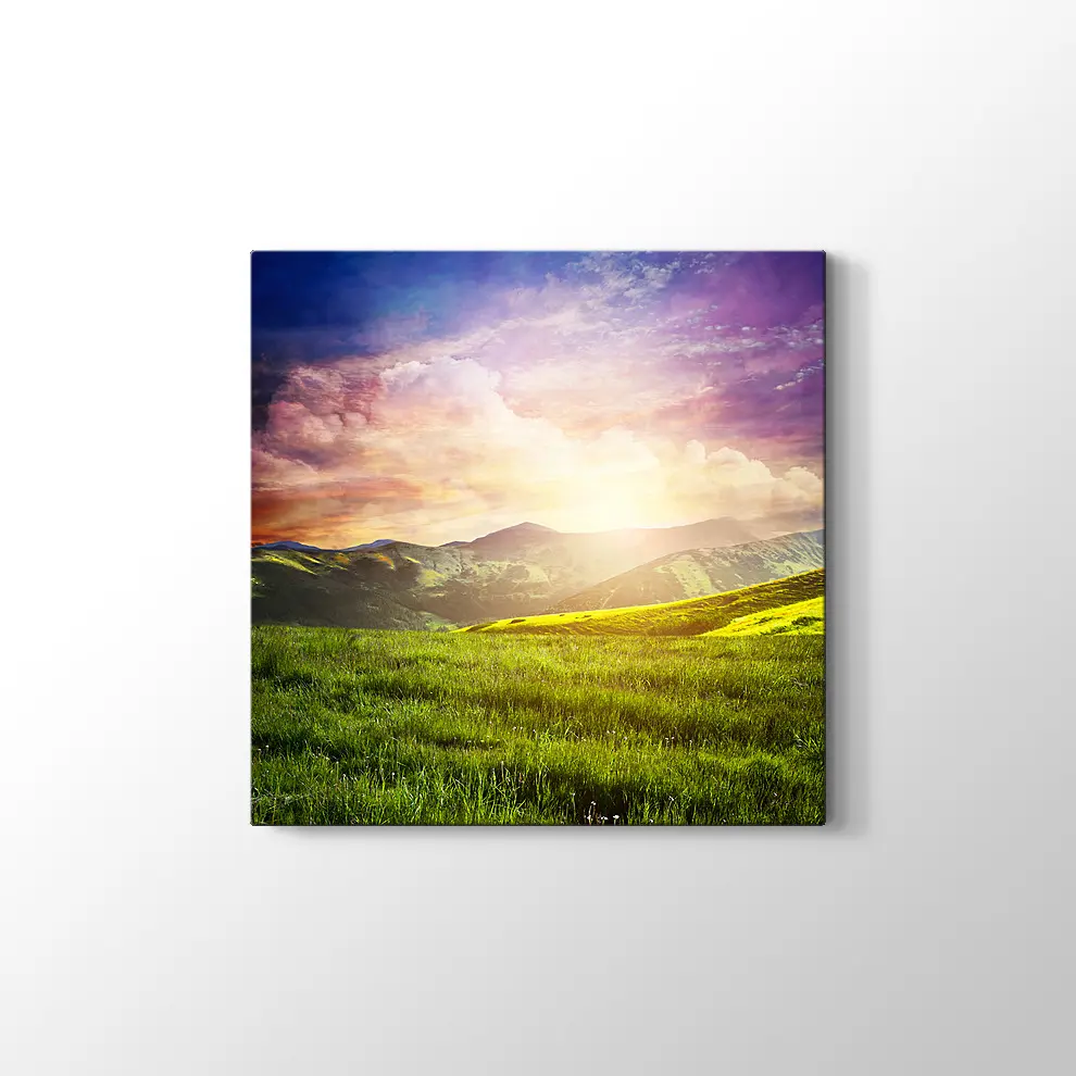 Peri Masalı Manzara Kanvas Tablo