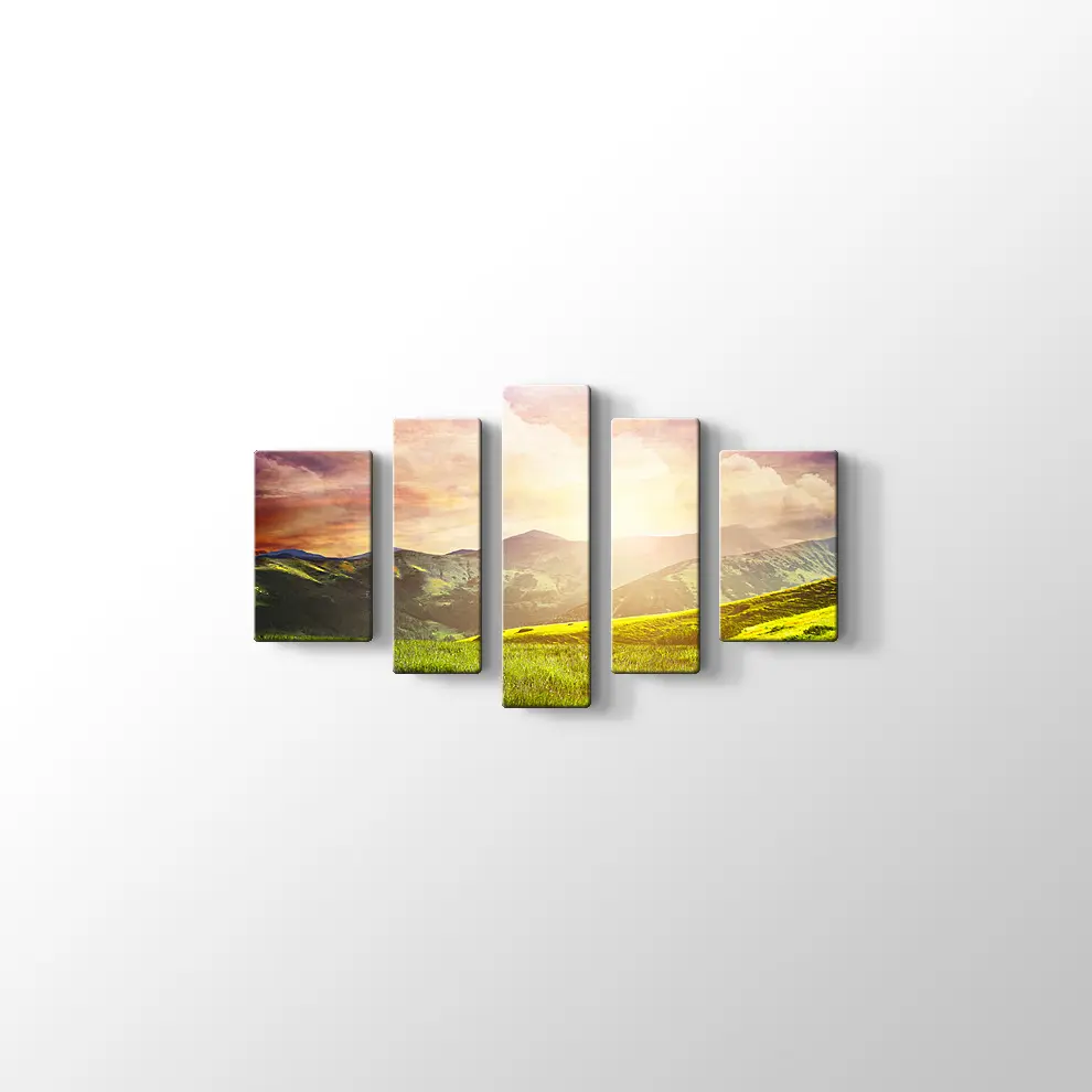 Peri Masalı Manzara Kanvas Tablo