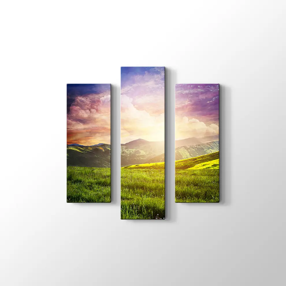 Peri Masalı Manzara Kanvas Tablo