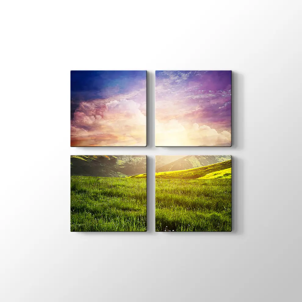 Peri Masalı Manzara Kanvas Tablo