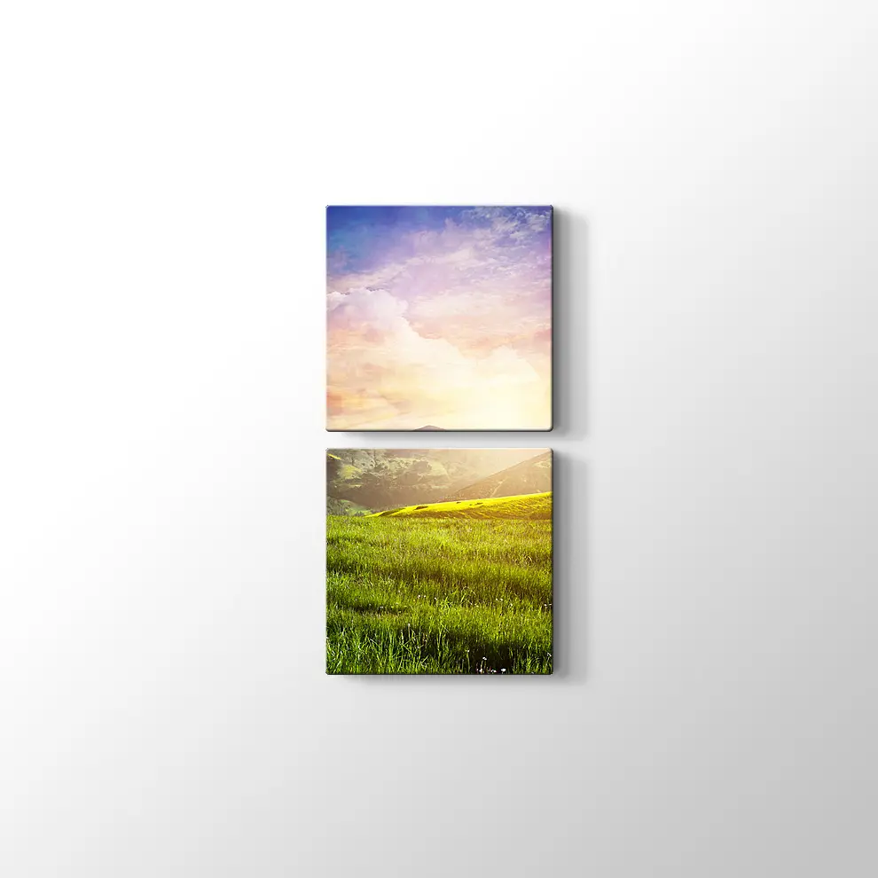 Peri Masalı Manzara Kanvas Tablo