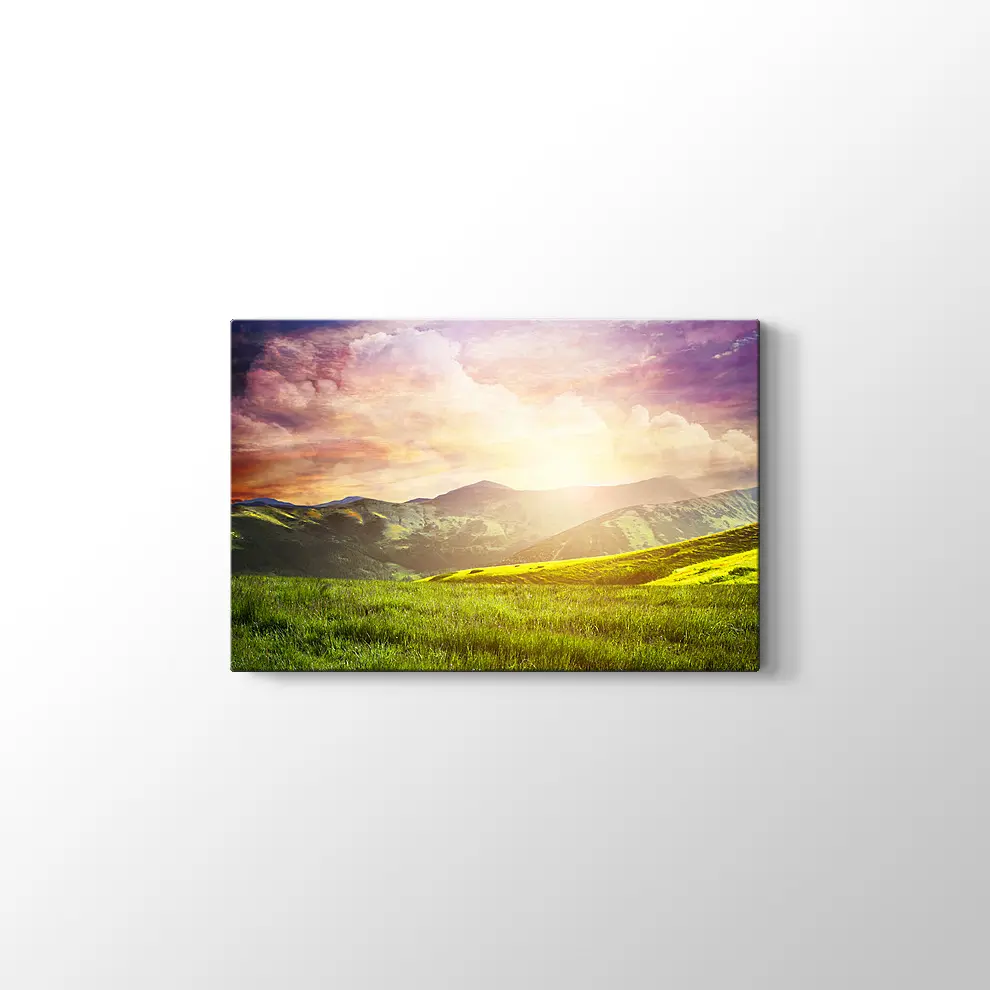 Peri Masalı Manzara Kanvas Tablo