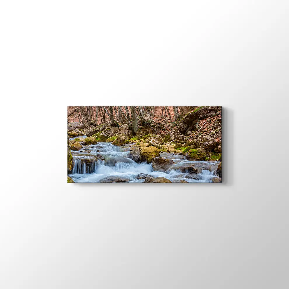 Kanyon Nehri Kanvas Tablo