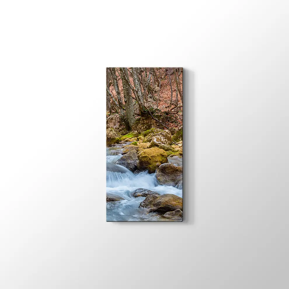 Kanyon Nehri Kanvas Tablo