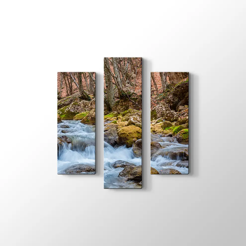 Kanyon Nehri Kanvas Tablo