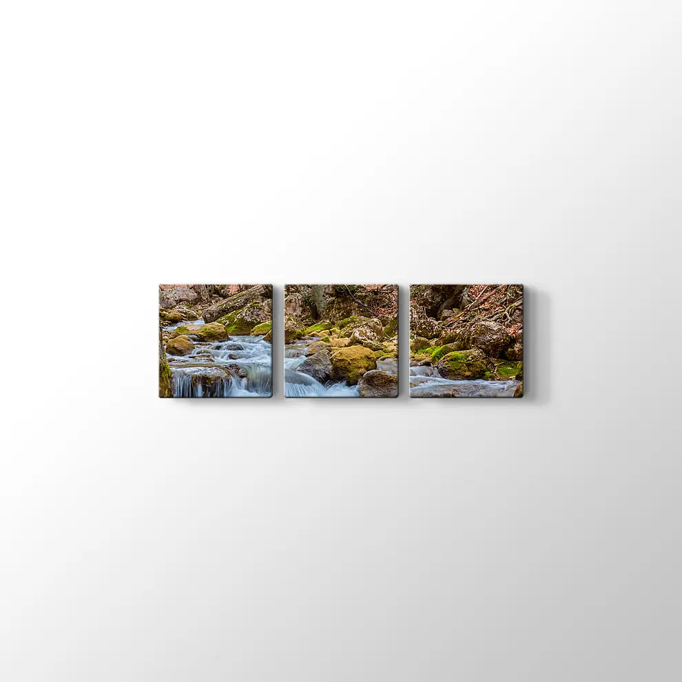 Kanyon Nehri Kanvas Tablo