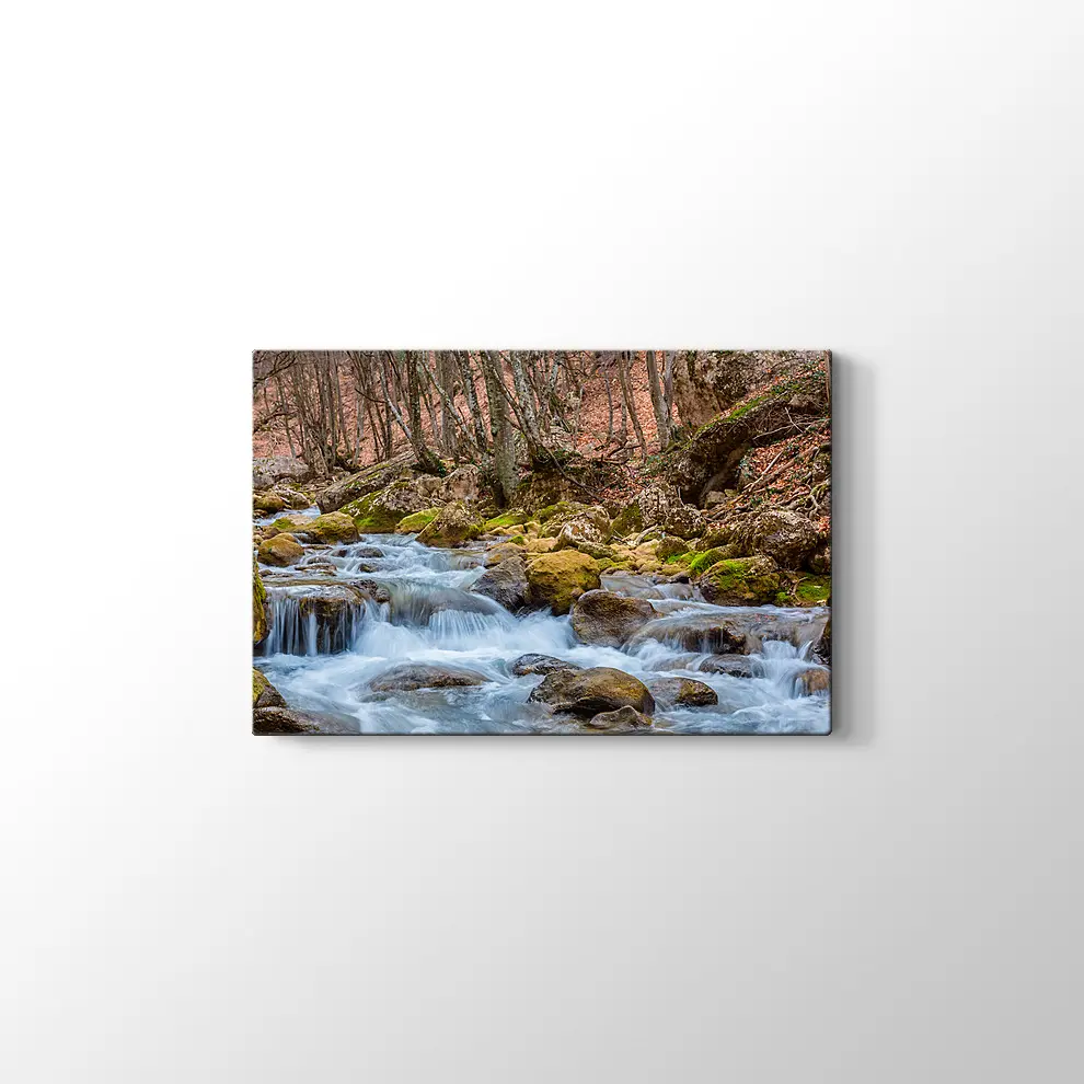 Kanyon Nehri Kanvas Tablo