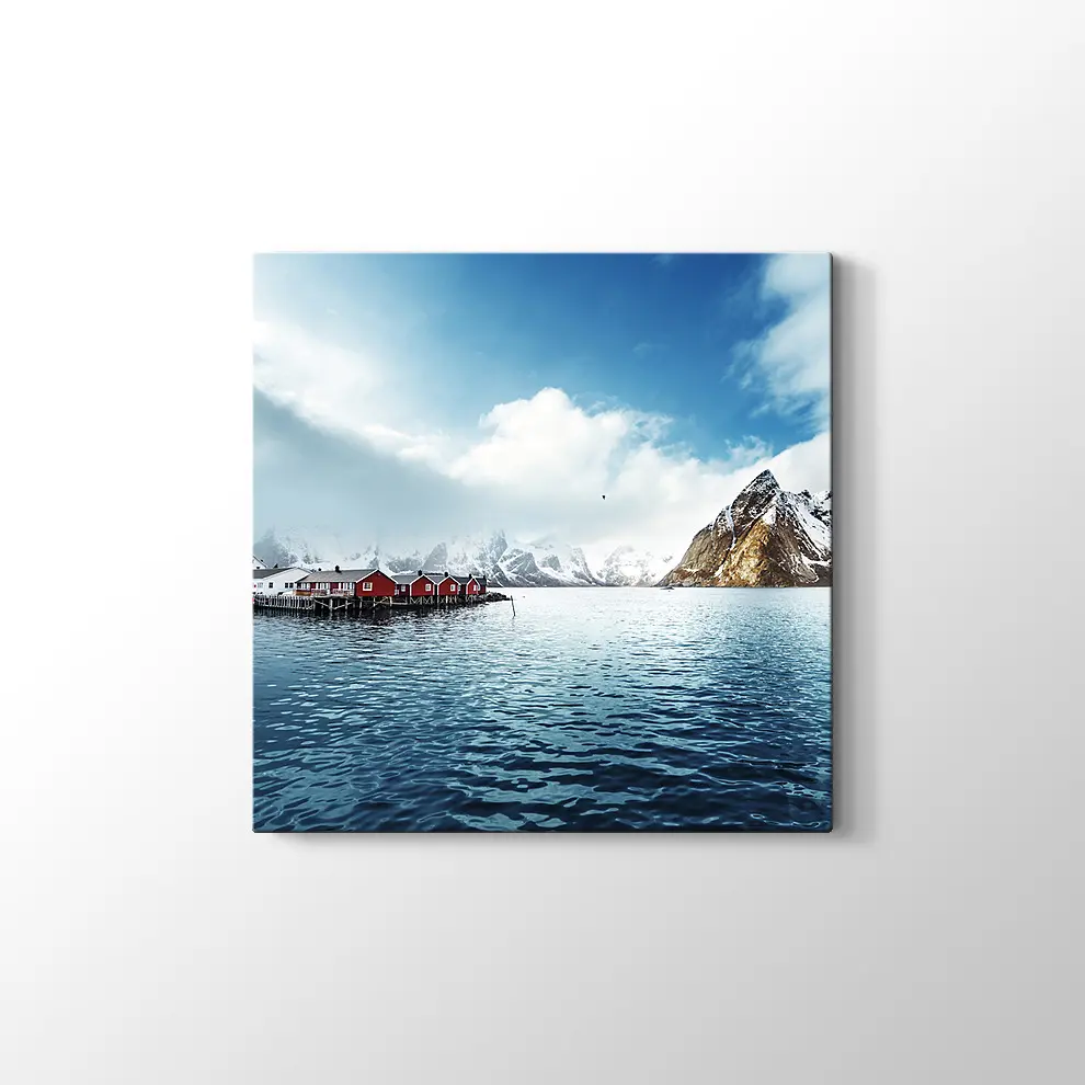 Lofoten Adaları Kanvas Tablo