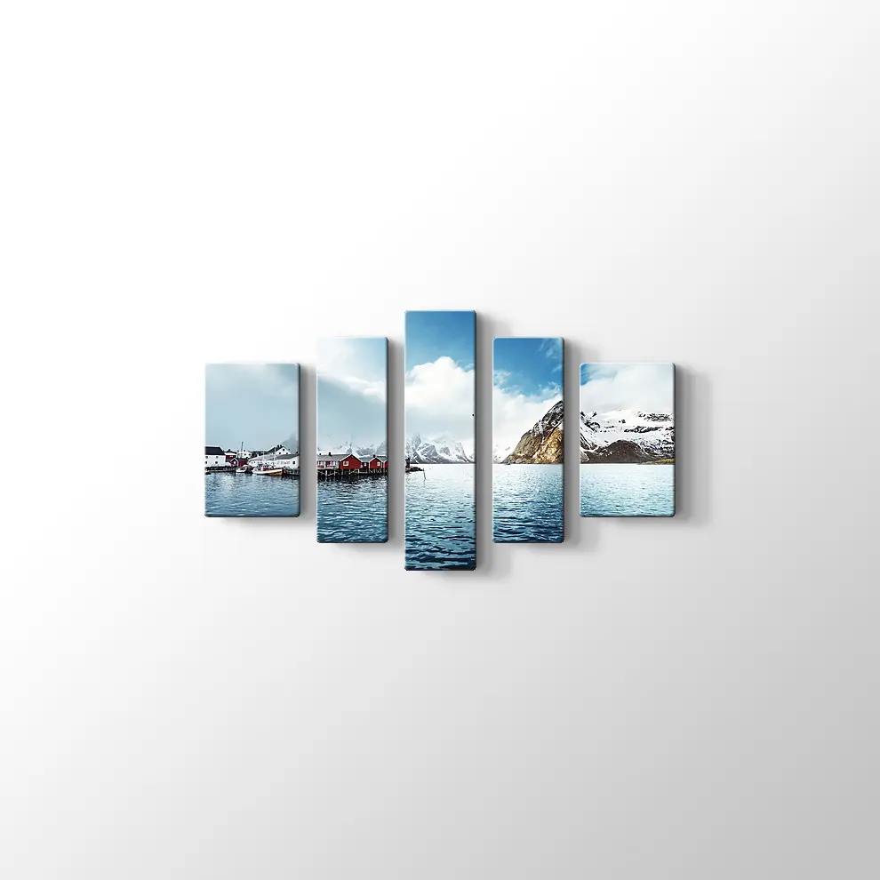 Lofoten Adaları Kanvas Tablo