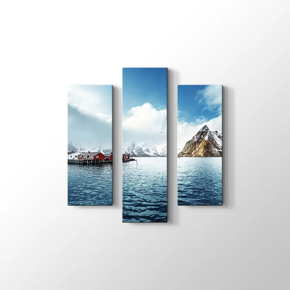 Lofoten Adaları Kanvas Tablo