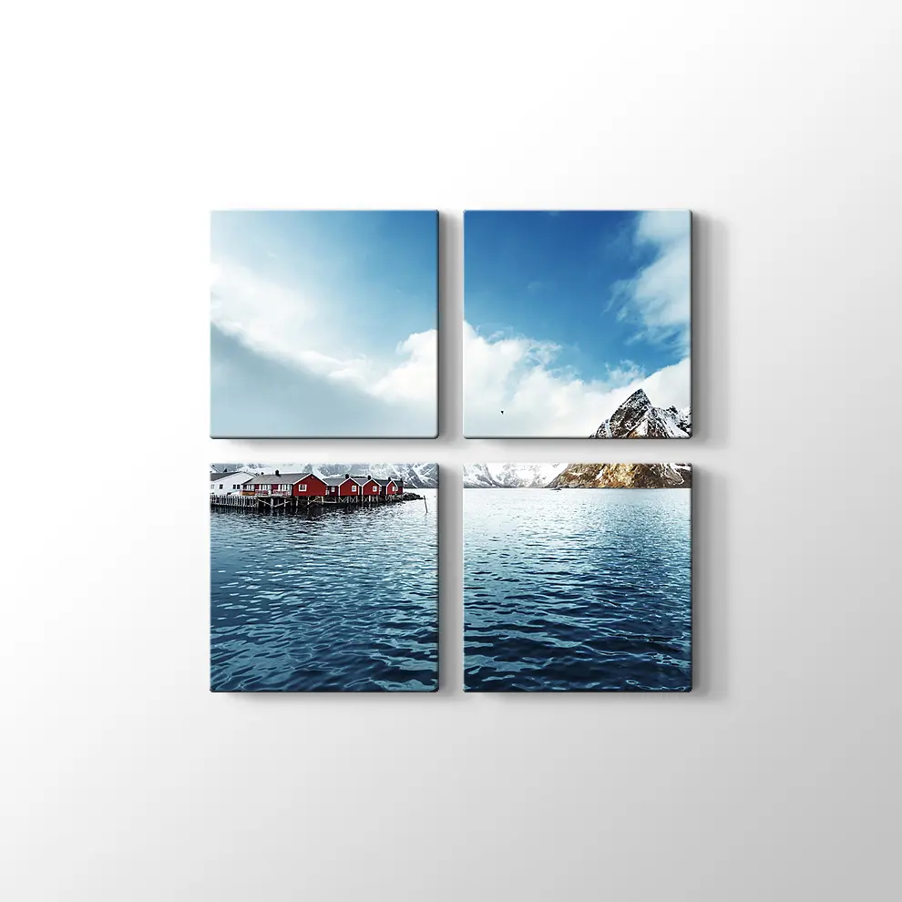 Lofoten Adaları Kanvas Tablo