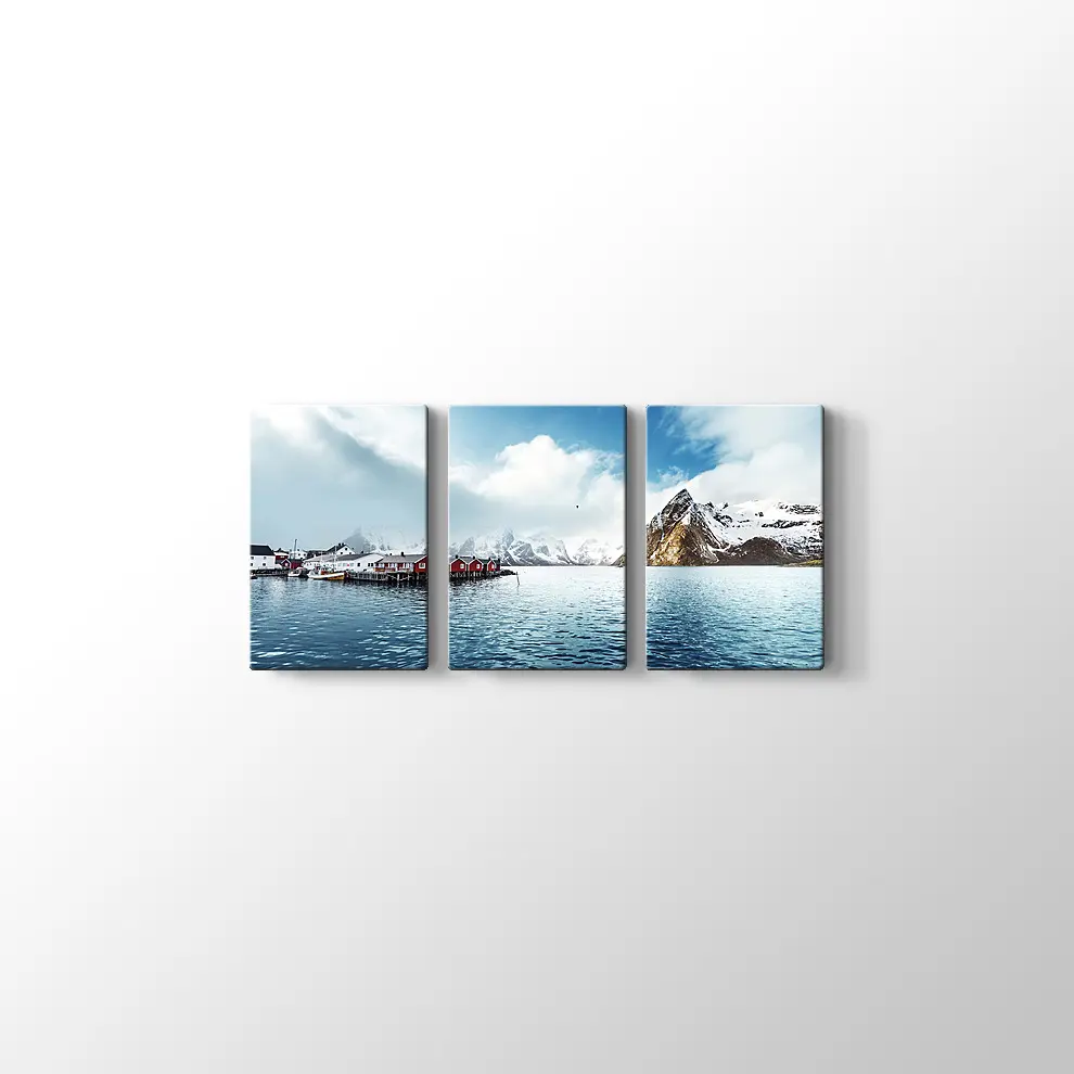 Lofoten Adaları Kanvas Tablo