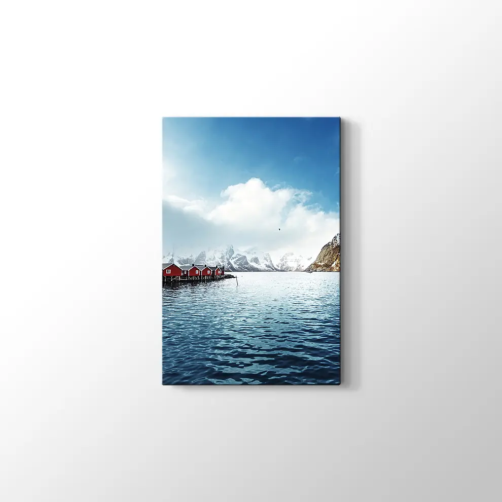 Lofoten Adaları Kanvas Tablo