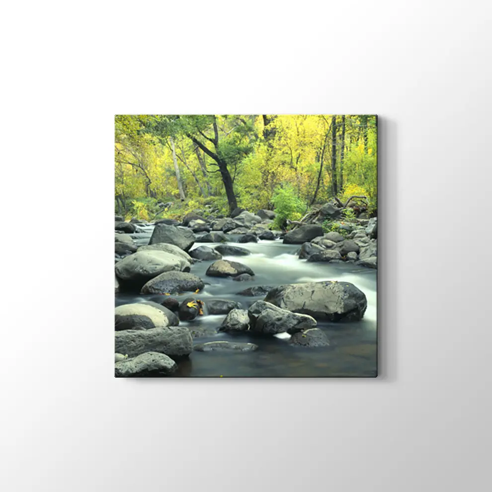 Cottonwood Kanyonu Kanvas Tablo