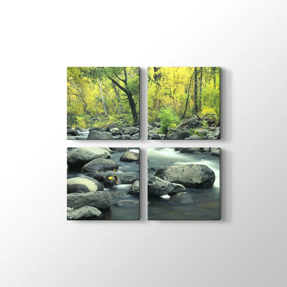 Cottonwood Kanyonu Kanvas Tablo