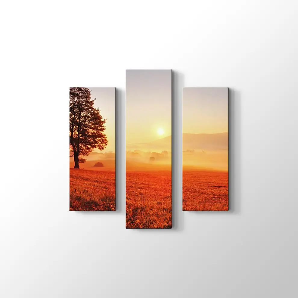 Yanlız Ağaç Kanvas Tablo