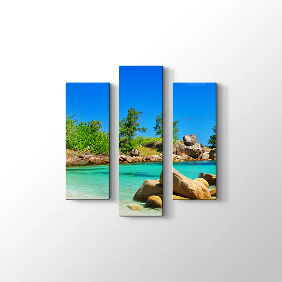 Seyşeller Adaları Kanvas Tablo