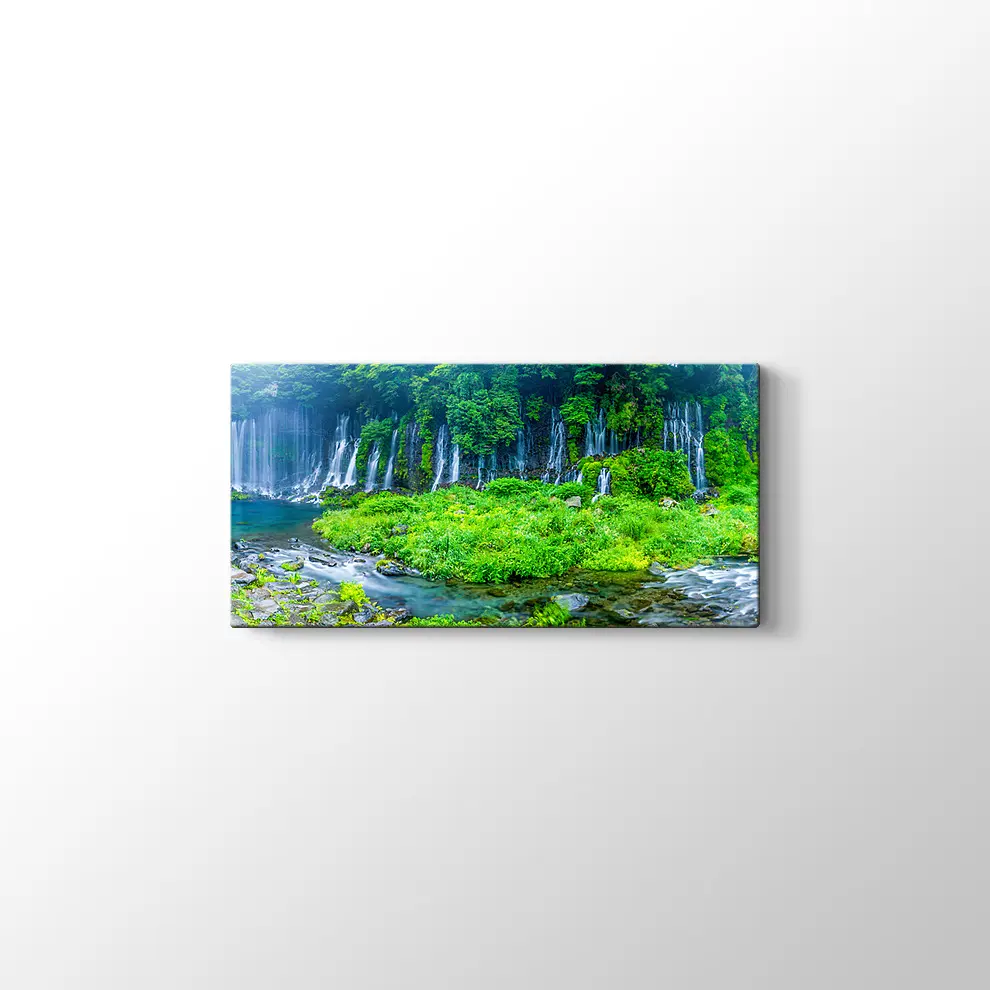 Japonya Şelalesi Kanvas Tablo