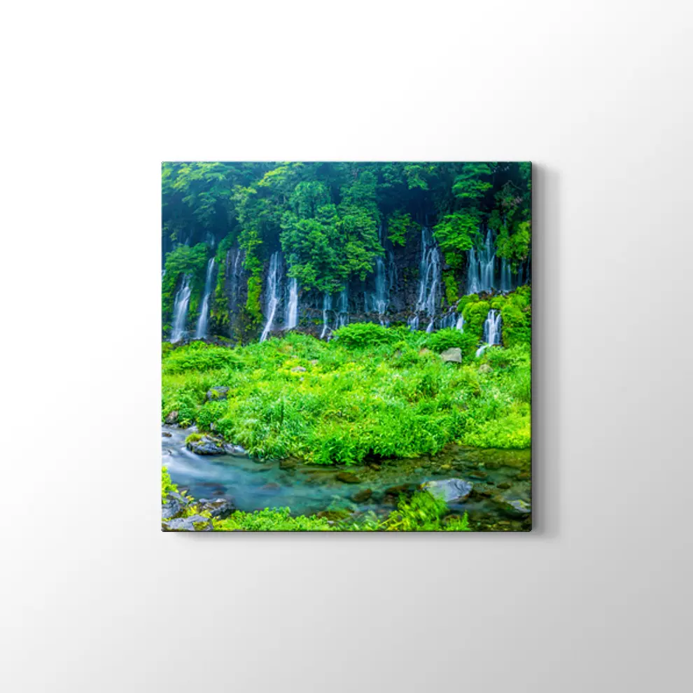Japonya Şelalesi Kanvas Tablo
