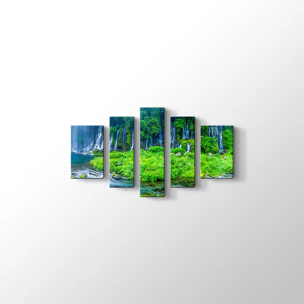 Japonya Şelalesi Kanvas Tablo