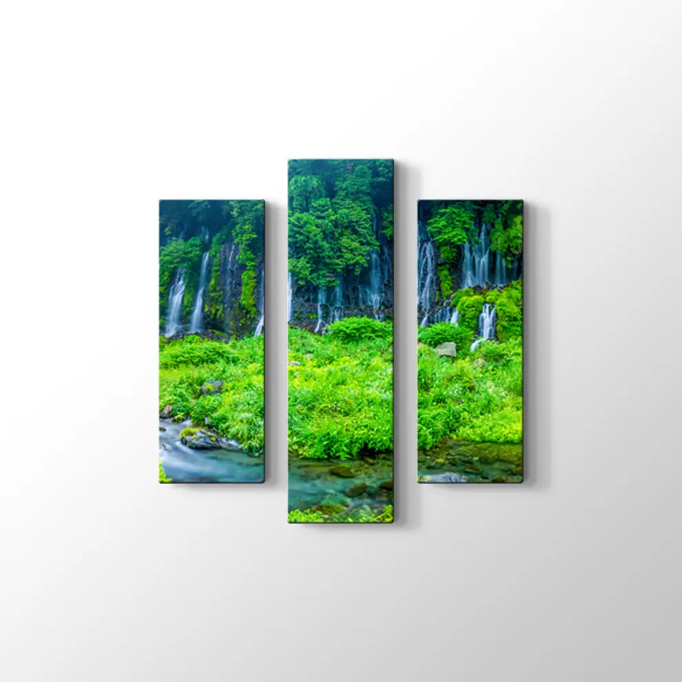 Japonya Şelalesi Kanvas Tablo