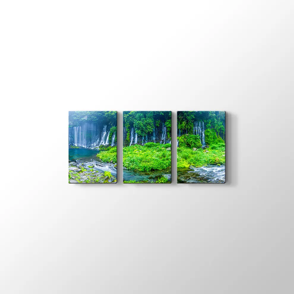 Japonya Şelalesi Kanvas Tablo