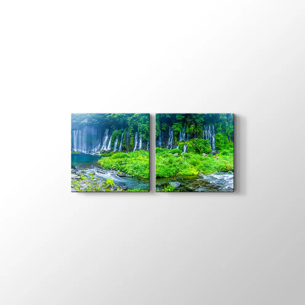 Japonya Şelalesi Kanvas Tablo